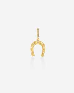 Colgantes de Diamantes Cultivados en Laboratorio en Forma de U de Herradura, Oro Sólido de 14K, Joyería Fina de Lujo para Uso Diario y en Capas, Regalo al por Mayor - Product Image 1