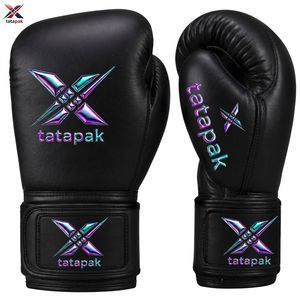 Genuine Leather Boxing Gloves For Unisex Adults custom logo Private Label Pakistan Manufacturer TATAPAK Wholesale Supplier - Product Image 6