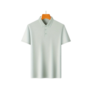 Polo de Primera Calidad para Hombre, Color Sólido, Transpirable, Mezcla de Algodón, Manga Corta, Camiseta Casual de Golf, Logotipo Personalizado, Proveedor Mayorista - Product Image 4