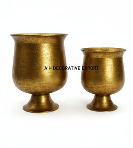 Maceteros de Pedestal de Metal Negro Mate de Primera Calidad - Floreros Redondos Modernos Tipo Cáliz para Bodas, Decoración de Interiores/Exteriores de Lujo, Ecológicos - Product Image 3