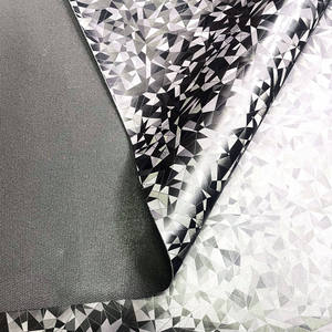 Cuero Sintético Semi PU con Estampado Geométrico Brillante para Interiores de Automóviles y Tapicería de Asientos de Motocicleta - Product Image 3