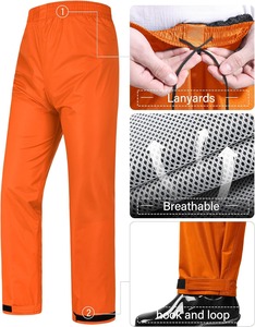 Traje Impermeable Premium para Exteriores, Ropa Transpirable y Resistente al Viento para Senderismo y Trekking, Fabricante - Product Image 3
