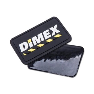 Patch brodé 3D en PVC caoutchouc de haute qualité pour transfert thermique, motif crâne, personnalisation sur mesure, accessoires vestimentaires, vente en gros - Product Image 1