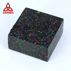 Sanwa फैक्टरी मूल्य दूधिया पत्थर मोज़ेक पत्थर OMBK2 डार्क दूधिया पत्थर चिप्स के लिए किसी न किसी बनाया लटकन कंगन हार चूड़ी अंगूठी कान की बाली