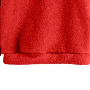 2026 Sweat à capuche pour femme en polaire Teddy, couleur unie, imprimé personnalisé, coupe oversize, avec oreilles d'ours mignonnes - Product Image 4