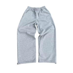 Custom DTG digital printing Baggy Trousers Casual Comfort Garment Dyed 100% Cotton Men's <b>Pants</b> - Product Image 2