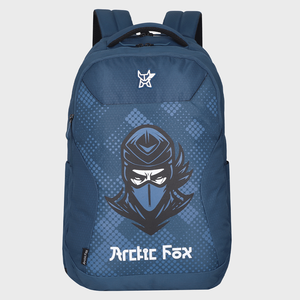 Arctic Fox Ninja Laptop <b>Backpack</b> for <b>College</b> Travel 17 Inch Durable Oxford Dark Denim - Product Image 1