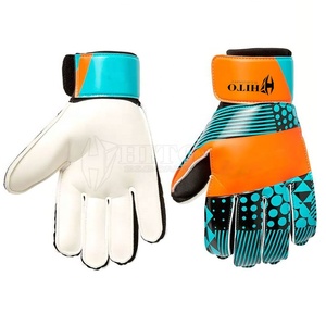 Premium Quality New High Quality German <b>Latex</b> Hot Selling Soccer Football Goalkeeper <b>Gloves</b> with <b>Latex</b> Strap Negative Cut - Product Image 2