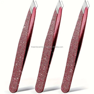 แหนบถอนคิ้วแบบโค้งอุปกรณ์ทำเล็บทำจากสเตนเลสออกแบบได้ตามต้องการ - Product Image 3