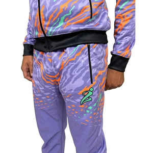 ชุดวอร์มแฟชั่นสำหรับผู้ชายชุดวอร์มพิมพ์ลายแบบซับลิเมชันสำหรับผู้ชายชุดวอร์มเนื้อผ้าระบายอากาศได้สวมใส่ง่าย - Product Image 3