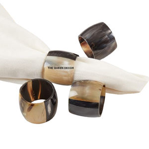 Anillo para Servilletas de Cuerno de Búfalo, Anillo para Servilletas de Mesa para Hoteles, Restaurantes y Hogares, Decorativo, Moderno y Elegante - Product Image 3