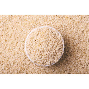 Nouvelle Récolte de Sésame Naturel Décortiqué Premium 99,98% Qualité Supérieure Sans Gluten Origine Indienne Sac de 25 KG Prix Bas Blanc Naturel ISO - Product Image 5