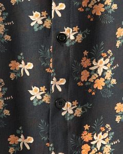 เสื้อเชิ้ตฮาวายชาย Aero Flora แขนสั้น ติดกระดุม ลายดอกไม้ สำหรับฤดูร้อน ชายหาด สวมใส่สบาย น้ำหนักเบา ระบายอากาศได้ดี - Product Image 5