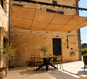 Custom Size Coir <b>Shade</b> Sail | Handmade Coconut Fiber <b>Shade</b> Cloth Manufacturer from Eco2go Vietnam - Product Image 1