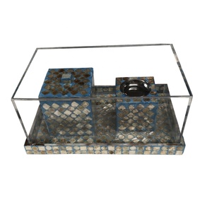 Meilleure vente de haute qualité fait à la main en nacre brûleur d'encens boîte plateau ensemble religieux indien encens et diffuseur d'aromathérapie - Product Image 1