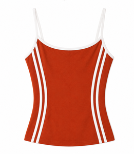 <b>Women</b>’s Wholesale Premium Skinny Fit Tank <b>Top</b> with <b>Square</b> <b>Neck</b> – Breathable Cotton Spandex Knitted Casual Sportswear with Front - Product Image 1