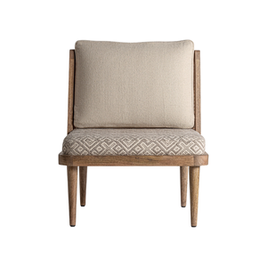 Fauteuil rustique de luxe en teck massif avec cadre en rotin et coussin moelleux, élégant pour l'intérieur résidentiel - Product Image 3