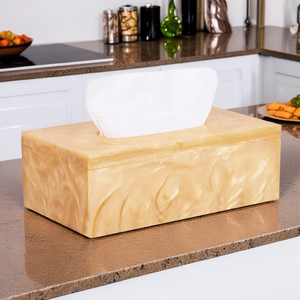 Epoxy Resin Tissue Holder Box Excellent Quality Gorgeous Creative Tissue <b>Boxes</b> Holder <b>Cheap</b> Price - Product Image 1