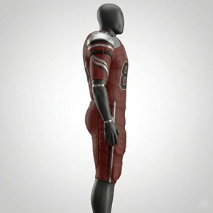 Ensemble d'uniformes de football américain personnalisés de qualité supérieure pour hommes, avec maillot en mesh respirant haute performance et pantalon rembourré - Product Image 5