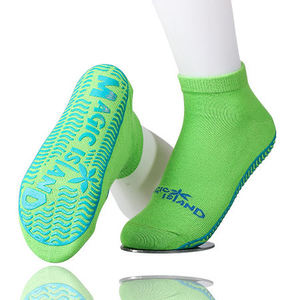X-ZONE Ankle Running <b>Socks</b> Black Anti-Slip Jacquard Design Save Our Sons Print for Men Youth Summer Sporty Yoga Wear - Product Image 1