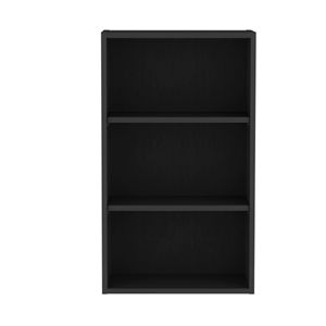 Black Kitchen Wall Cabinet with <b>Open</b> <b>Storage</b> Design - Product Image 3