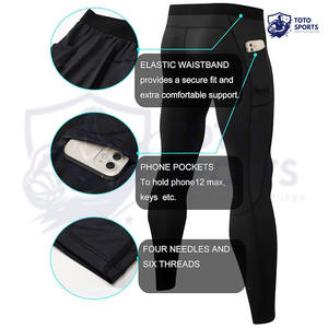 Pantalones Deportivos de Compresión para Hombre, de Alto Rendimiento, el Mejor Servicio, Precio al por Mayor, Transpirables, Cómodos y de Alta Calidad - Product Image 5