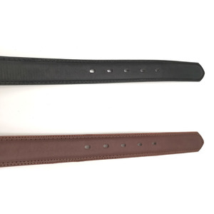 Ceintures pour hommes en cuir de vachette de haute qualité OEMODM en gros avec logo personnalisé, boucle en acier, respirantes et imperméables, couleurs noir et marron - Product Image 6