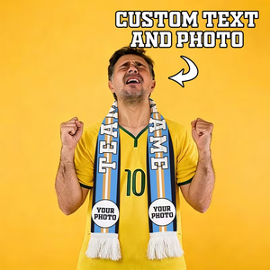 Écharpe de club de football unisexe, chaude pour l'hiver, 100% acrylique, tricotée, légère, écologique, pour supporters de football - Product Image 5