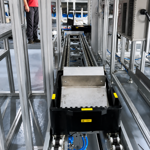 Automatic Assembly Line Equipment Double Speed Chain Conveyor Roller Conveyor Adjustable Speed Industrial Handling System - Product Image 1