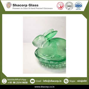 Mini figurine de lapin en verre pour décoration de table et emballage cadeau à prix réduit - Product Image 6