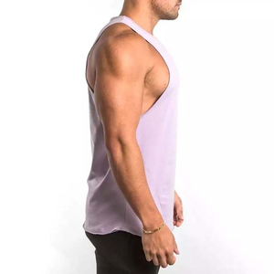 Wholesale <b>Cheap</b> Price Men Gym Wear Tank Top Eco-Friendly Breathable Sporty Style Brand Custom Logo Design 100% - Product Image 5