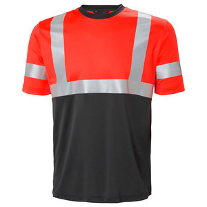 เสื้อยืดนิรภัยระดับมืออาชีพ OEM สะท้อนแสงสำหรับผู้ชาย แขนสั้น เหมาะสำหรับงานก่อสร้าง รักษาความปลอดภัย และงานอื่นๆ - Product Image 3