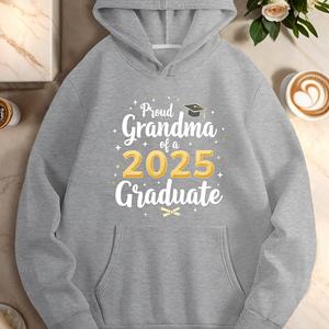 คุณยายภูมิใจใน2025เสื้อฮู้ดลำลองของผู้หญิงจบการศึกษา - Product Image 4