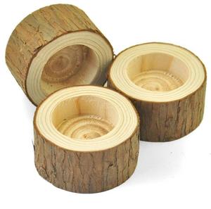 Support de bougie classique en bois naturel pour mariage, fête, Ramadan, tendance, support de bougie chauffe-plat pour décoration de table à la maison - Product Image 5