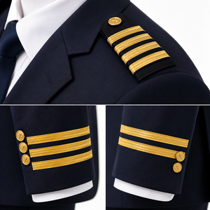 Uniformes de Piloto de Aerolínea Personalizados X OEM ODM |   Conjunto Completo de Manga Corta Unisex de Primera Calidad, Tiempo de Entrega de Muestra de 7 Días, el Mejor - Product Image 5