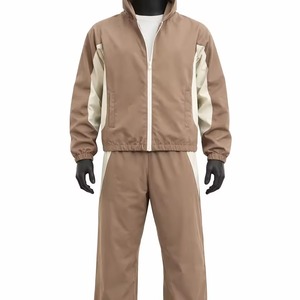 ชุดเสื้อกันลมแบบขายส่ง ราคาพิเศษ ดีไซน์ใหม่ทันสมัยสำหรับผู้ชาย พร้อมซิป ชุดเสื้อกันลมบางสำหรับฤดูหนาว ป้องกันลมได้ดี - Product Image 3