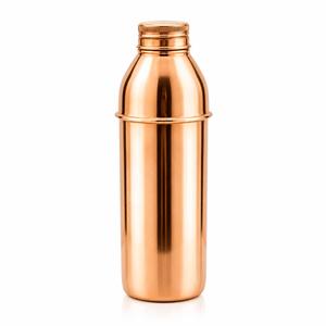 Botella de Agua de Cobre con 2 Tazas, Juego de Bebidas Reutilizables de Metal, Accesorios Modernos para Bar, Viajes, Hogar y Oficina - Product Image 3
