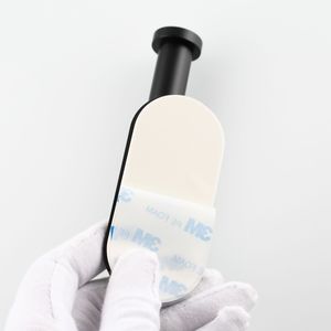 Porta carta igienica nera in acciaio inossidabile accessorio per il bagno - Product Image 2