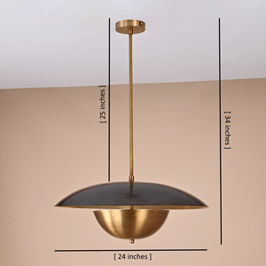 Modern Brass Wall Sconce Round <b>Mid</b> <b>Century</b> Design Wall Mount Indoor Living Room Decorate Removable Retirement Diwali Pendant - Product Image 6