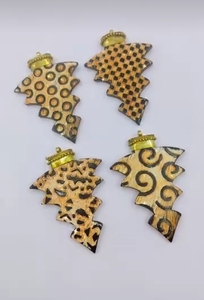 Pendentif en forme de lune, collier en corne, bijoux plaqués or, style bohème, ensemble de bijoux de mode pour femmes, artisanat en corne - Product Image 5