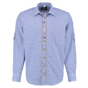 Chemises traditionnelles bavaroises unisexes de haute qualité, chemises Trachten, 100% coton, séchage rapide, coupe régulière, prix abordable - Product Image 1