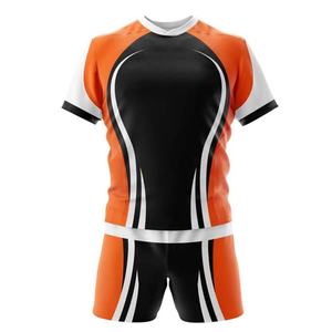 Uniforme de Rugby Personalizado para Hombre, de Primera Calidad, Transpirable, al por Mayor, con Impresión por Transferencia de Calor, Tela Personalizada 100% Poliéster de Secado Rápido - Product Image 6