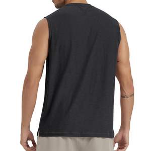 Camiseta sin Mangas Personalizada al por Mayor para Hombre, Camiseta Deportiva Transpirable para Gimnasio, Ropa Deportiva de Moda, OEM ODM - Product Image 3