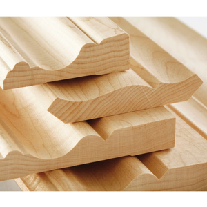 Plinthe décorative en bois massif de haute qualité pour meubles de cuisine, moulure décorative, fourniture d'usine OEM - Product Image 1