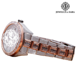 Montre de luxe étanche en acier inoxydable avec moissanite et diamants, style hip-hop, pour usage quotidien et voyage, en promotion - Product Image 3