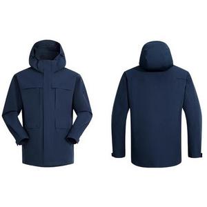 Veste imperméable unisexe à capuche pour l'extérieur - Tex 10 000 mm, coupe-vent, veste de pluie, veste softshell pour le camping - Product Image 1