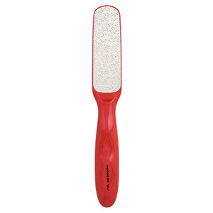 Lima de pies de níquel, grano grueso/medio, 1 unidad, herramienta duradera para eliminar callos de pedicura, para talones lisos y cuidado de los pies, color rojo - Product Image 6