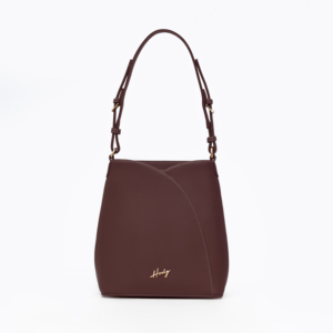 Bolso TULIP de Diseño Personalizado, Bolso Tipo Cubo de Cuero Sintético Premium, Cierre de Cremallera, Forro de Satén, Impresión de Logotipo Personalizado - Product Image 2