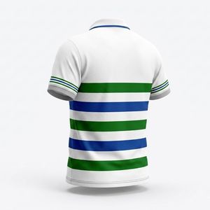 Ensemble polo homme personnalisé de haute qualité, matière polyester/coton, style décontracté, technique imprimée par RIVIAN ATLANTIC - Product Image 5