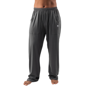 Pantalones Deportivos Grises para Hombre, Corte Recto Clásico, Ligeros, para Entrenamiento, Cintura Elástica, Suministro al por Mayor OEM - Product Image 1